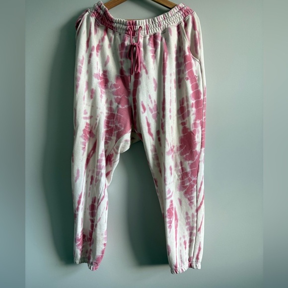 Bench Pink Tie-Dye Sweatsuit (Hoodie and Joggers) | Size XL - Picture 8 of 9